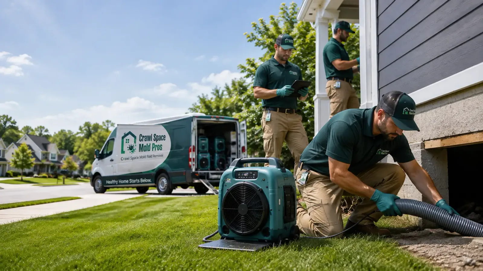 Crawl Space Mold Removal in Blanchard, ND